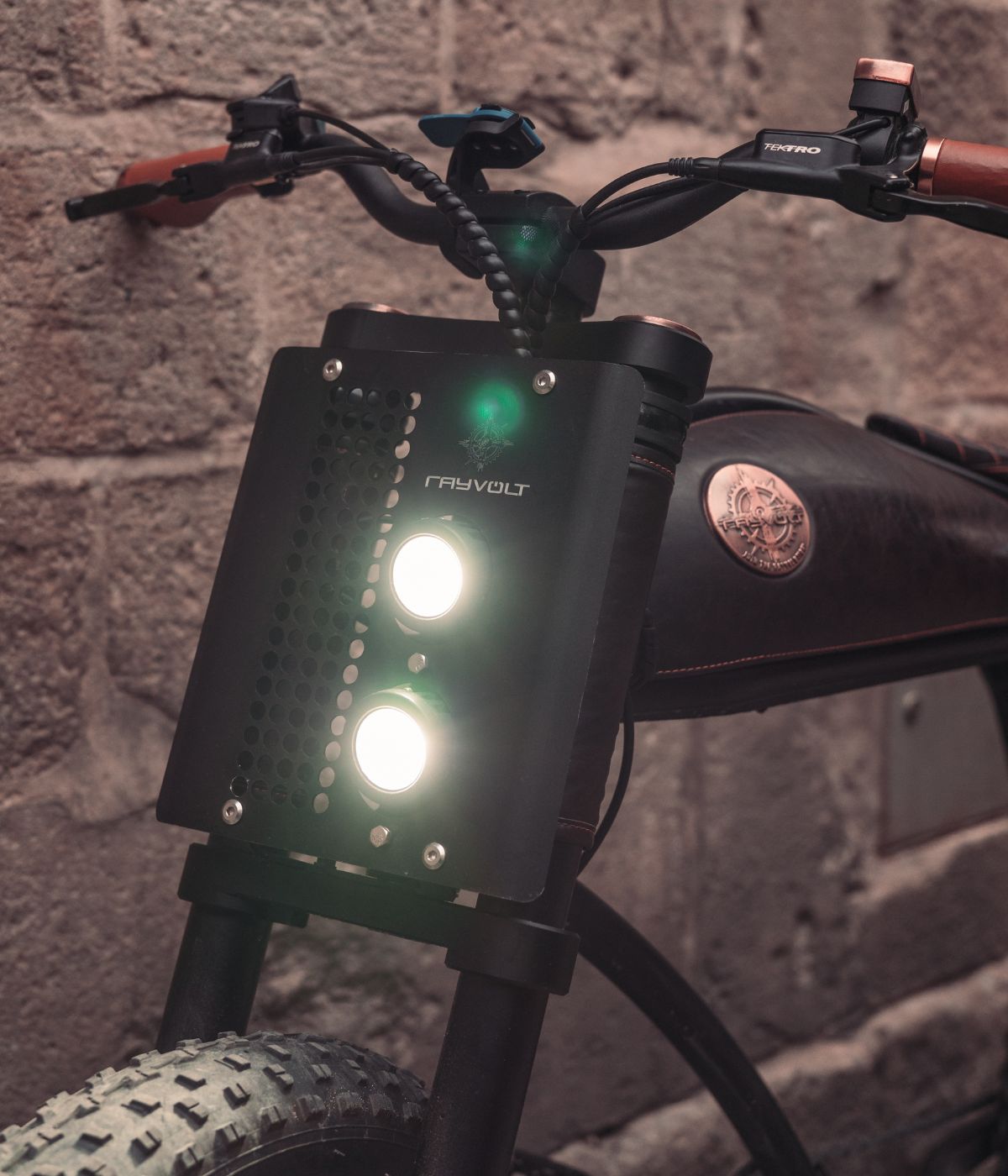 Rayvolt Rongi e bike retro with light