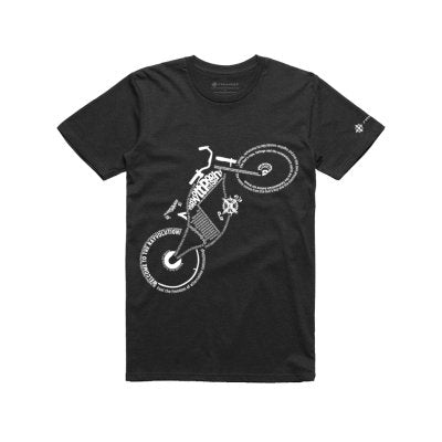 CRUZER GRAPHIC BLACK T-SHIRT - Rayvolt Bike EUApparel ClothingRayvolt